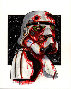 Death Trooper Bust sketch