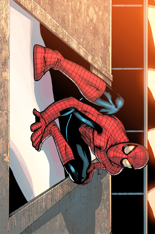 Spidey Chillin Colored