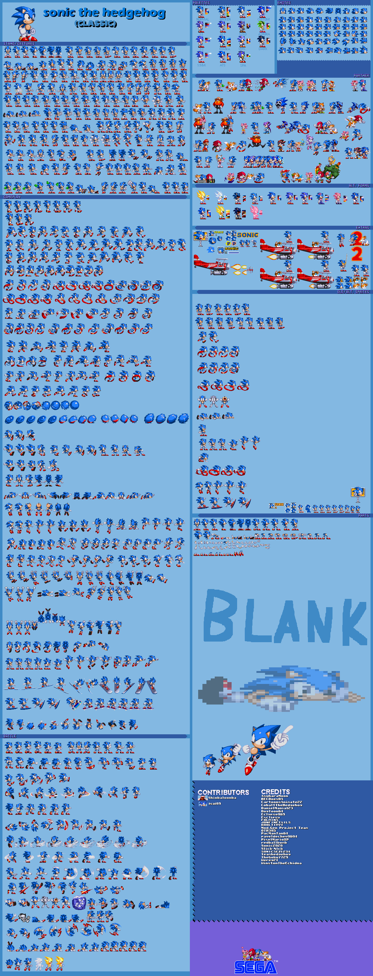 Mod.Gen Classic Sonic by isai09 on DeviantArt