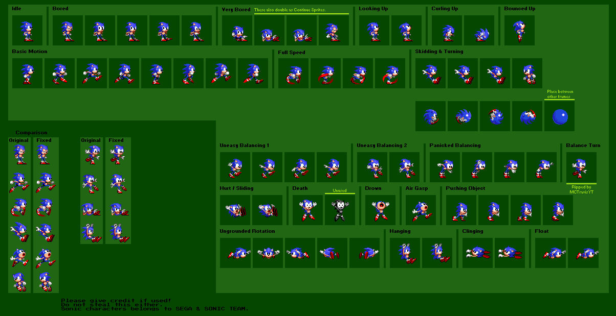 Some fixed Sonic 2 sprites by isai09 on DeviantArt Some fixed Sonic 2 sprites by isai09 on DeviantArt