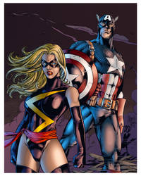 Captain America + Miss Marvel