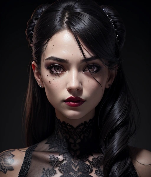 Beautiful goth girl by Viski60 on DeviantArt
