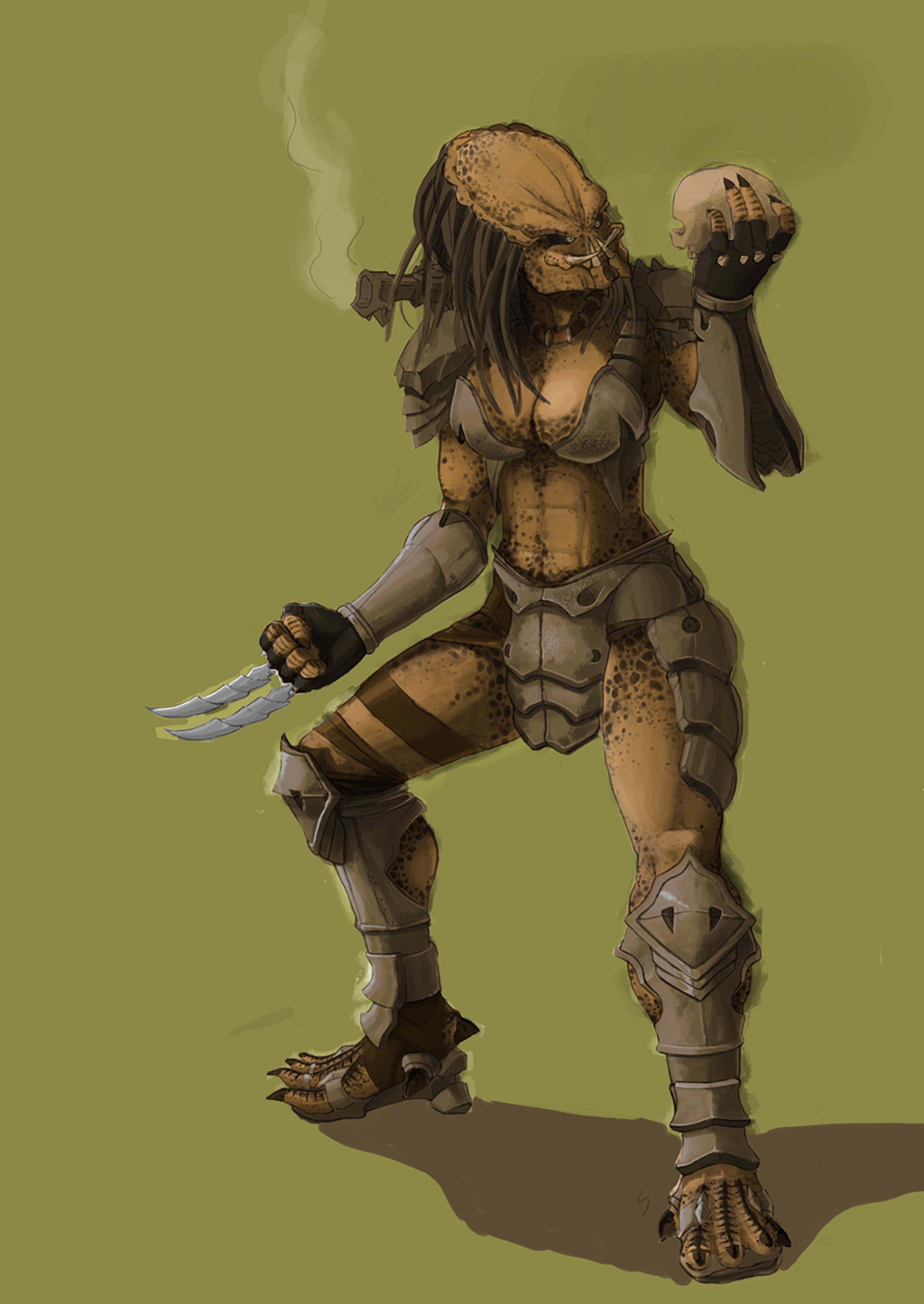Frighteningly Detailed Female Predator Costume « Adafruit