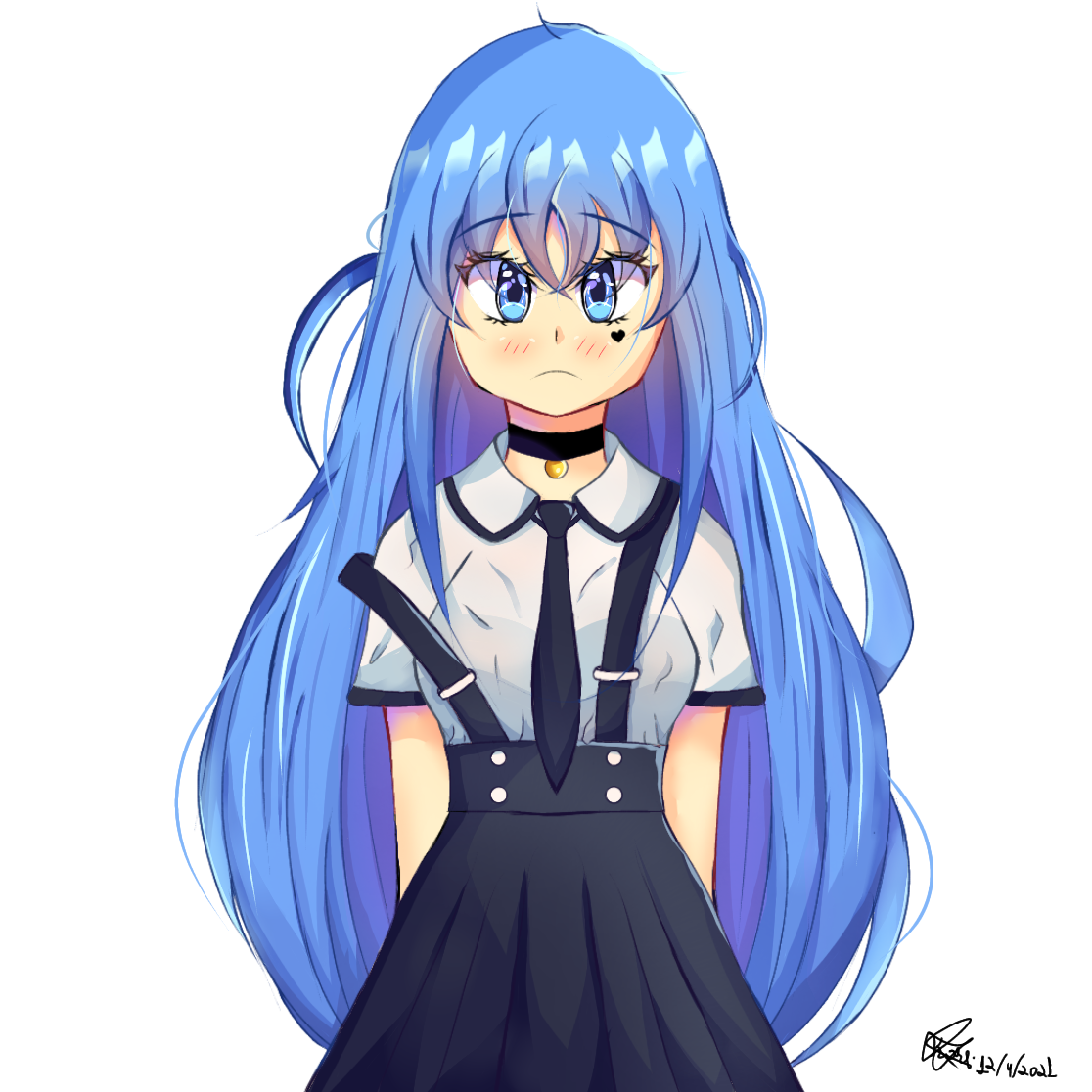 ROBLOX: Free Blue Hair by Julia-BM on DeviantArt