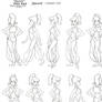 HB Jeannie's Body Angles  Model Sheets Imp 1