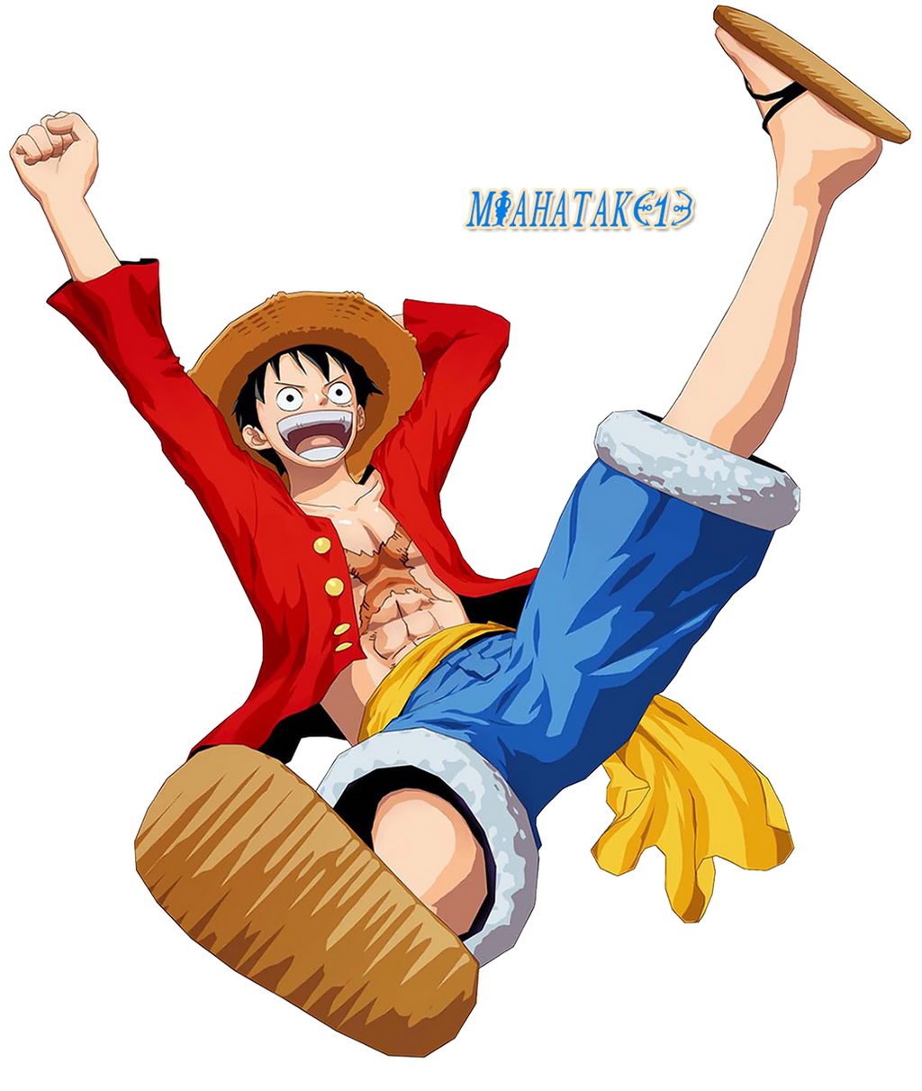 Luffy Render Deviantart Luffy Jumping render by miahatake13 on DeviantArt