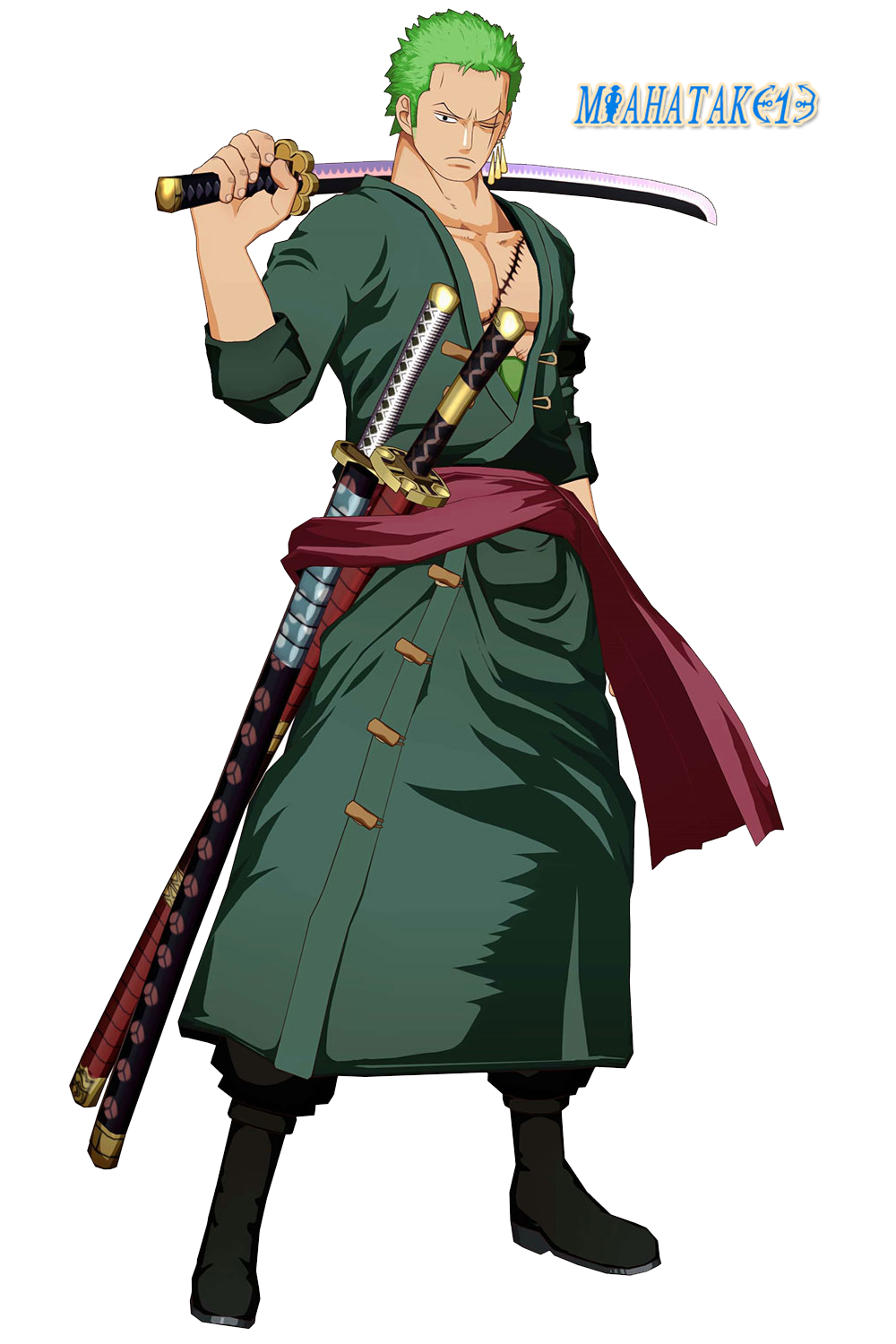 Roronoa zoro render by Aligfx136 on DeviantArt