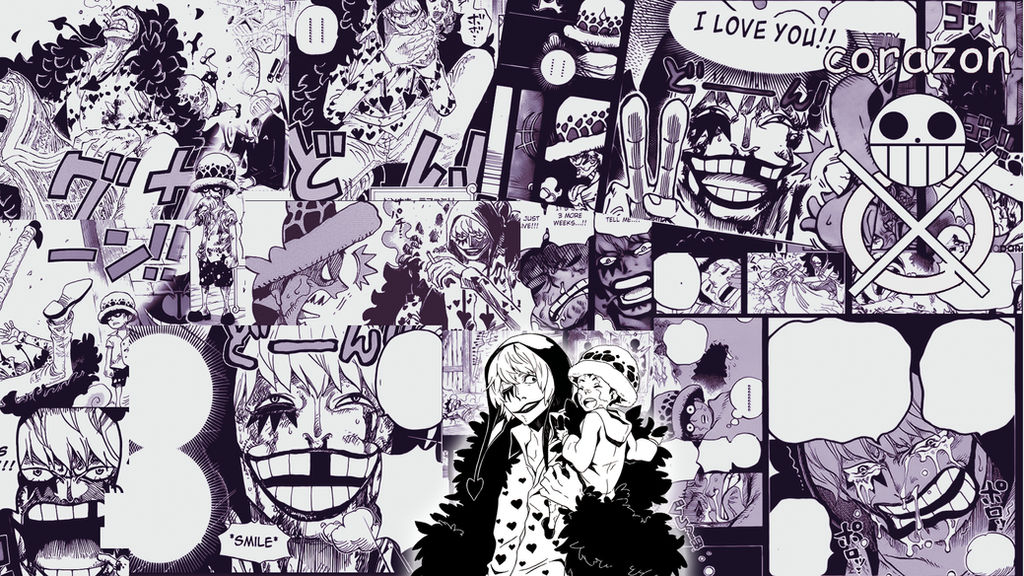 One Piece Law And Corazon Wallpaper Hd By Miahatake13 On Deviantart