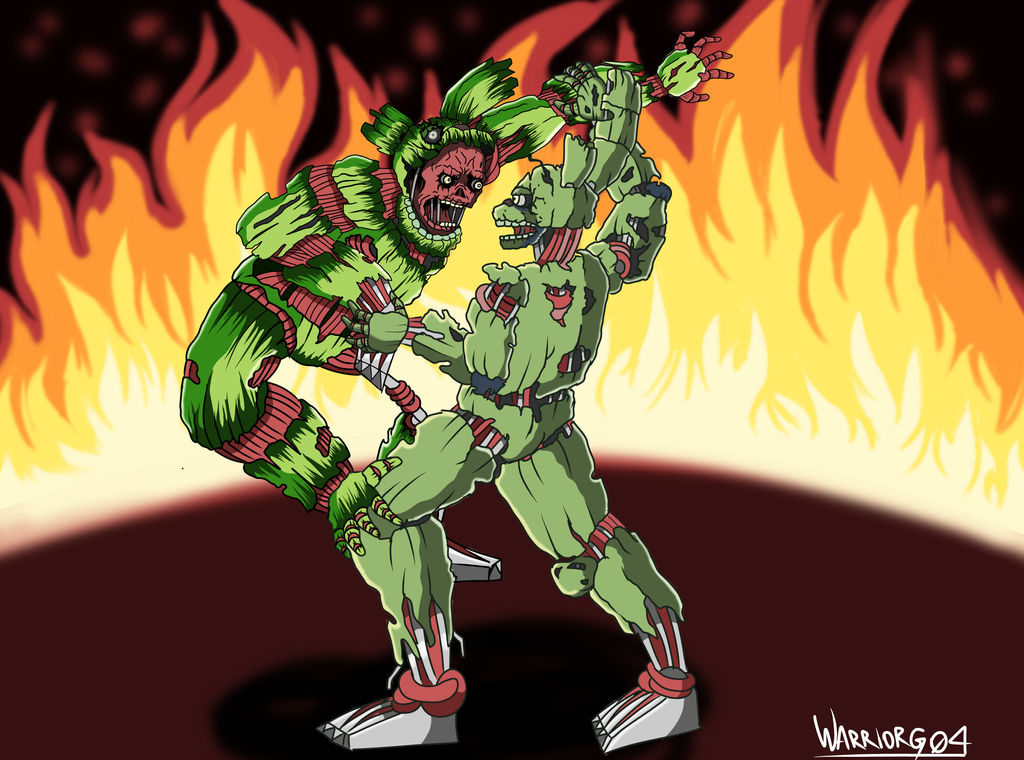 Spring Trap Vs Rem Garvey Write Vs Springtrap by warriorG04 on DeviantArt