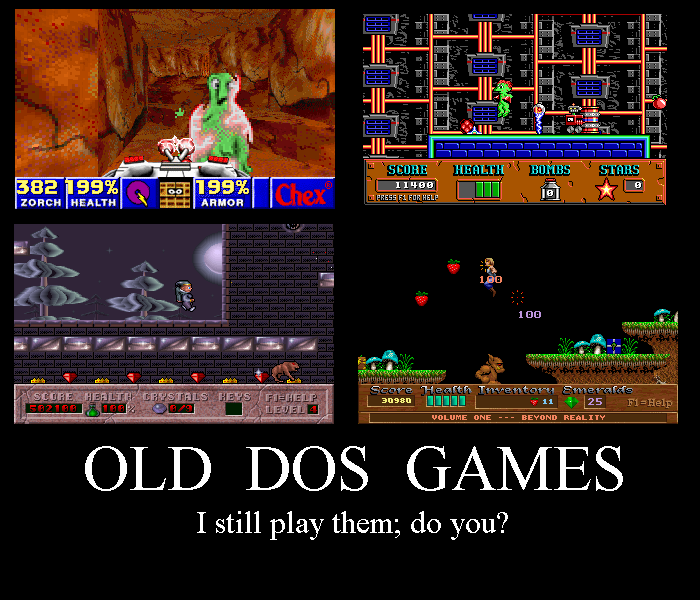 Old DOS Games by PhoenixManX-XL on DeviantArt