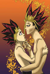 Yami and Yuugi's Embrace