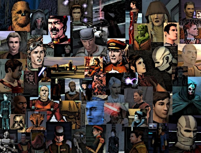 KOTOR Collage wallpaper.