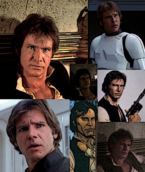 Collage of Han Solo