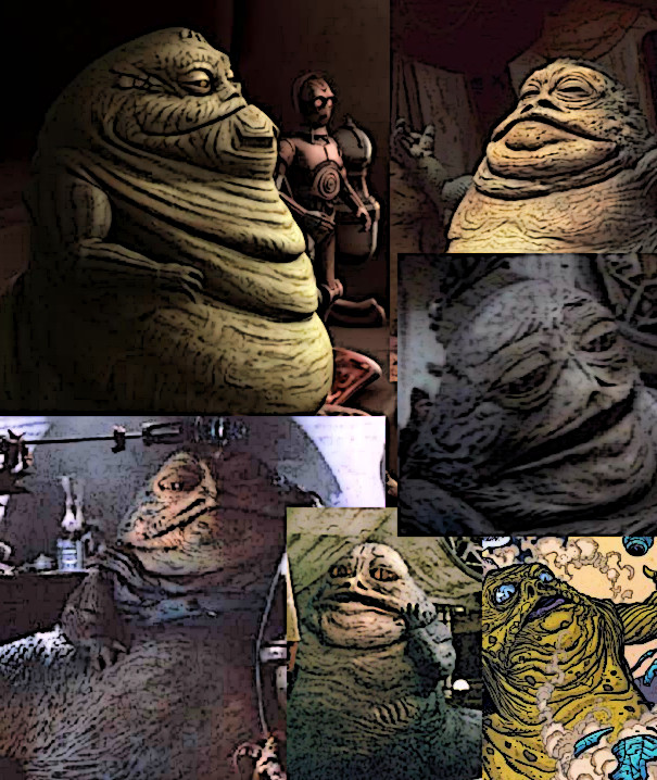 Collage of Jabba the Hutt by LadyIlona1984 on DeviantArt
