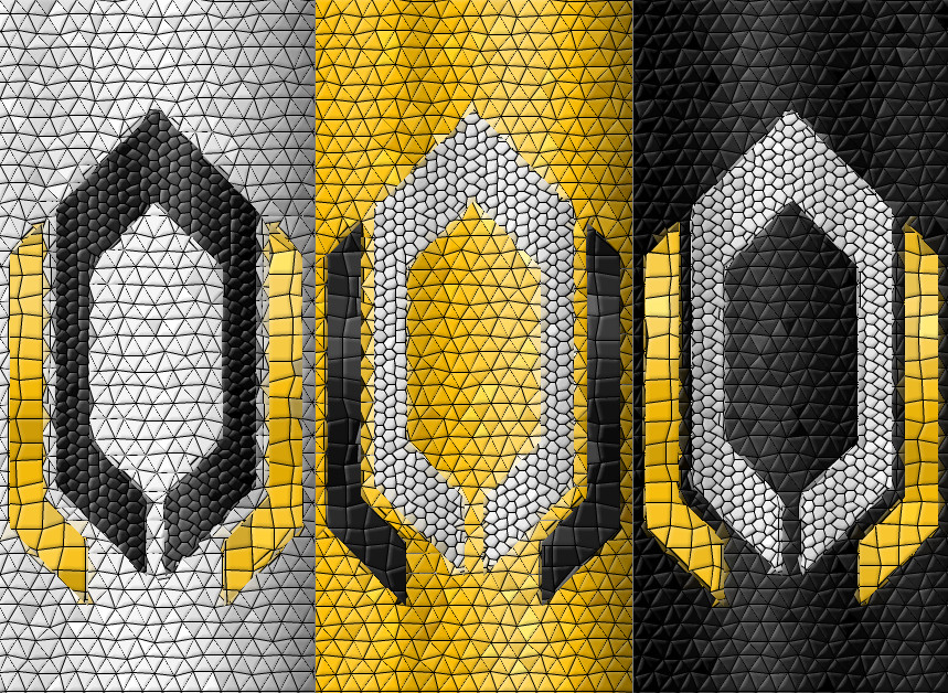 Cerberus Mosaic Wallpaper