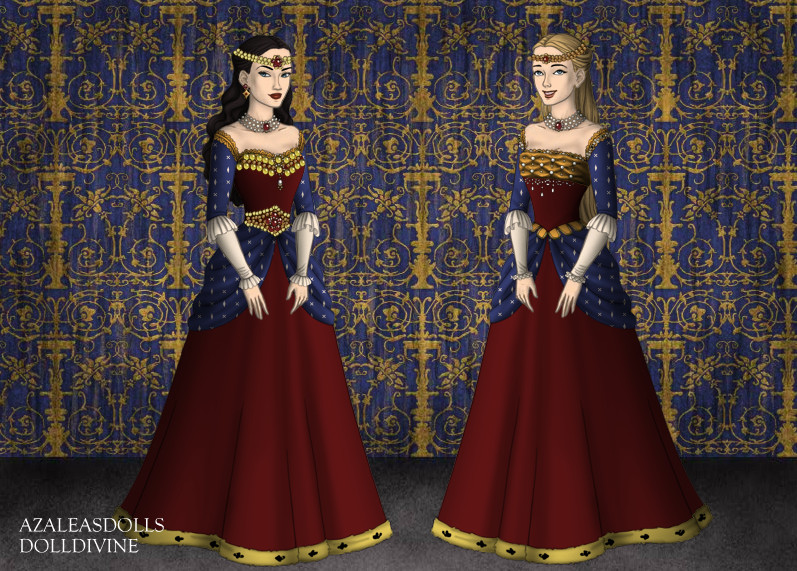 Tudor Style Wonder Woman and Wonder Girl