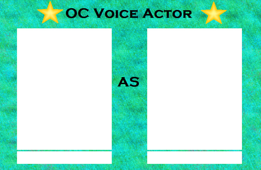 OC Voice Actor Meme