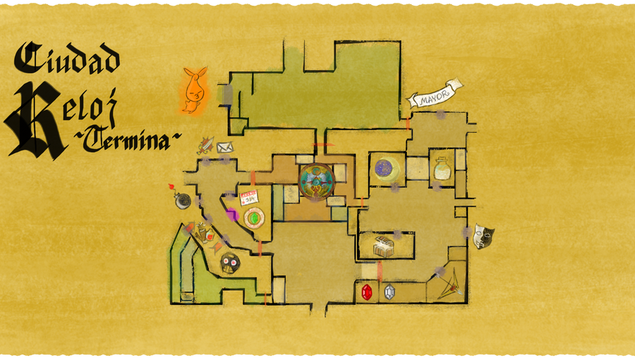 Clock Town Map by Honokawa on DeviantArt