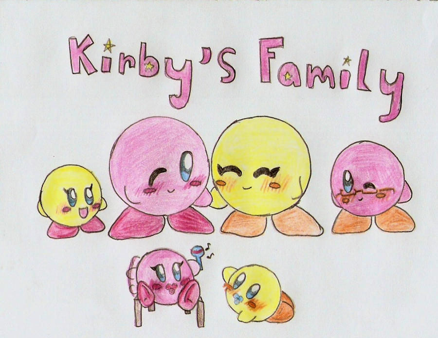 Kirby's Family by SuperSunny08 on DeviantArt