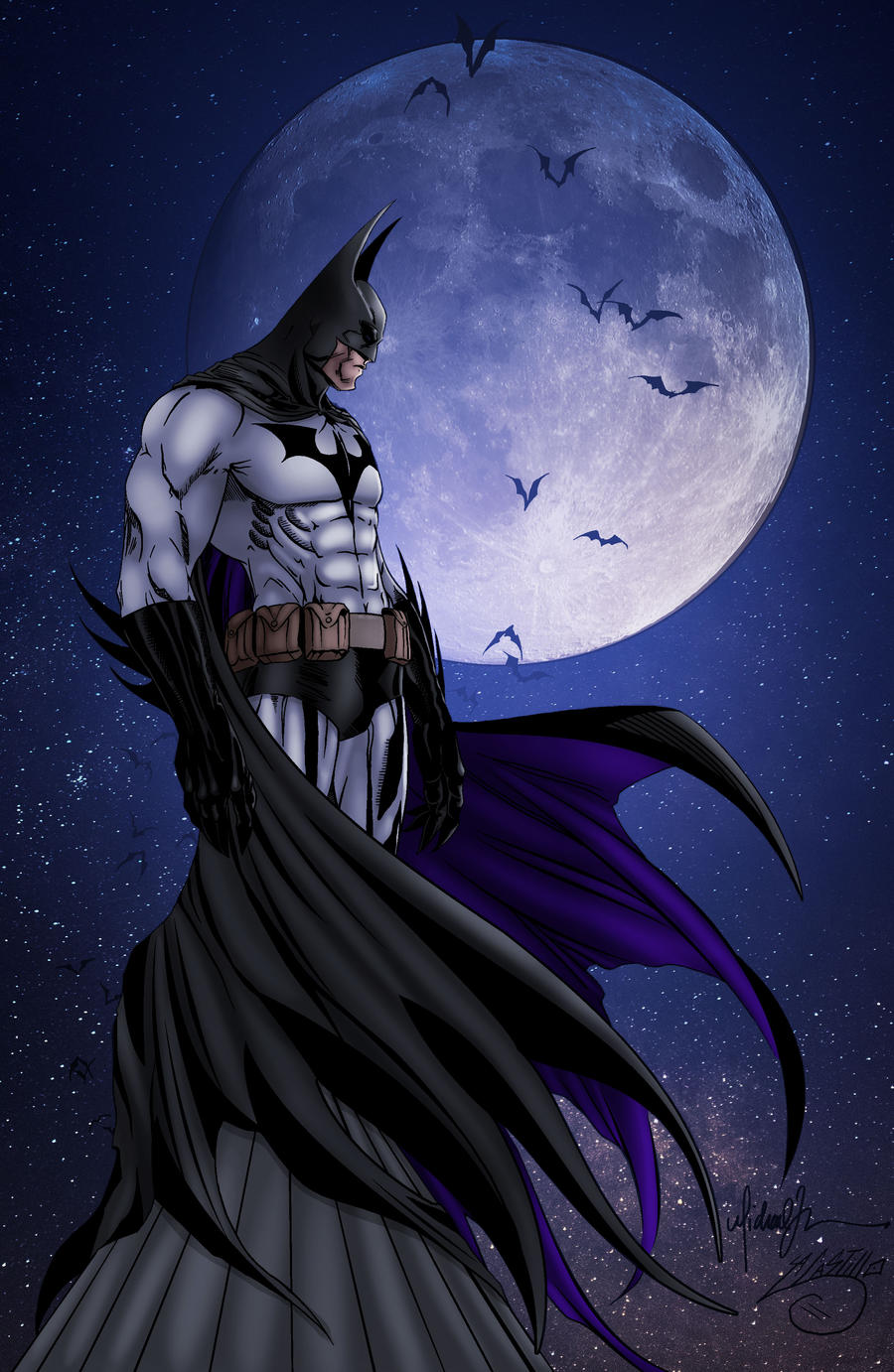 Batman Reverse Colors Batman Colors by JScottColor on DeviantArt