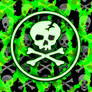 Deathrock Green Skull