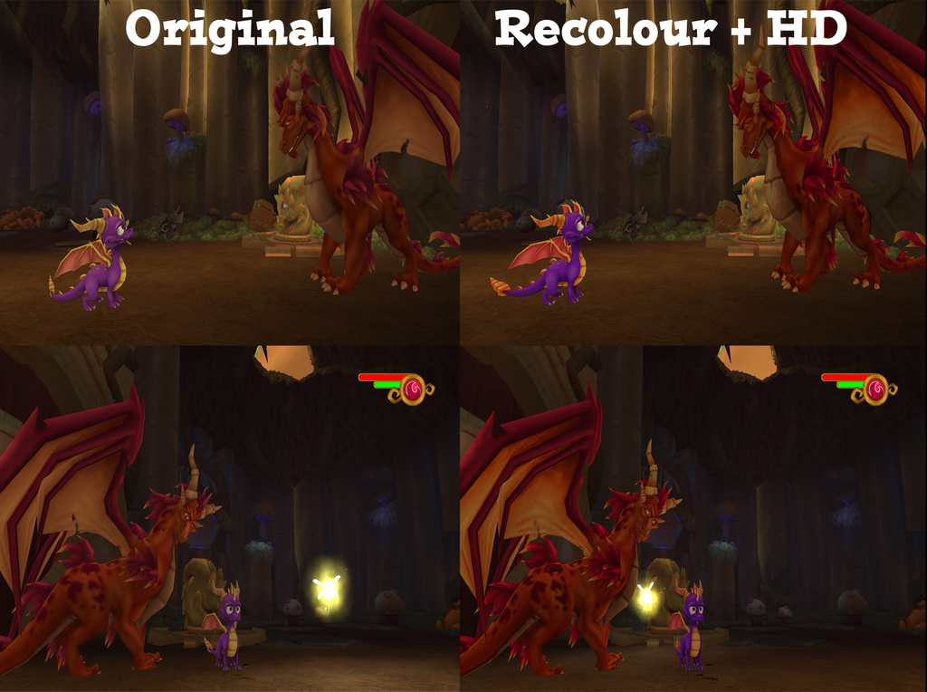 Texturing The Legend of Spyro: A new beginning HD
