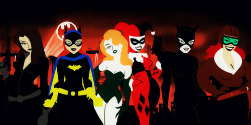 Gotham Girls The Animated Series by bat123spider