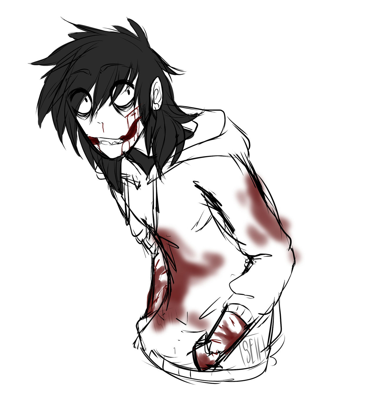 Jeff the Killer fanart (by me) : r/creepypasta