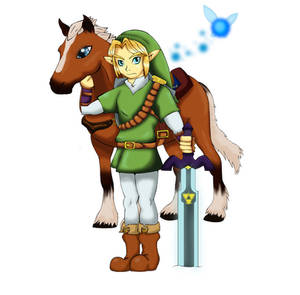 OoT: Adult Link  Epona and Navi