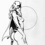 Batgirl Barbara Gordon full moon ink art