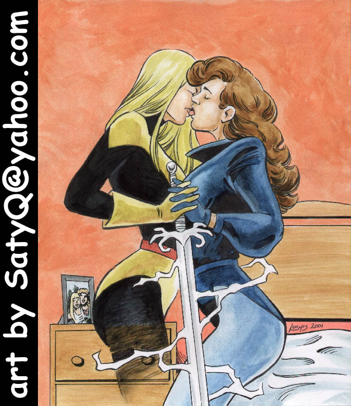 Shadowcat Magik soulsword embrace by SatyQ