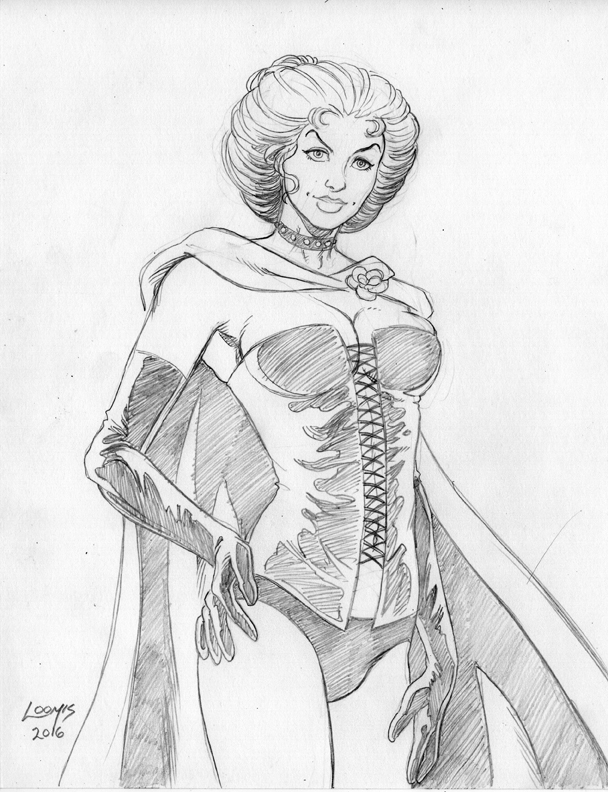 Jean Grey as Black Queen of the Hellfire Club