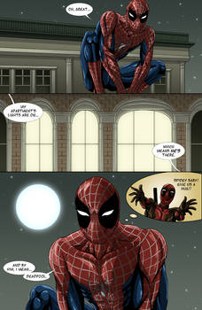 Spideypool Comic 'Never Say Never' Page 1