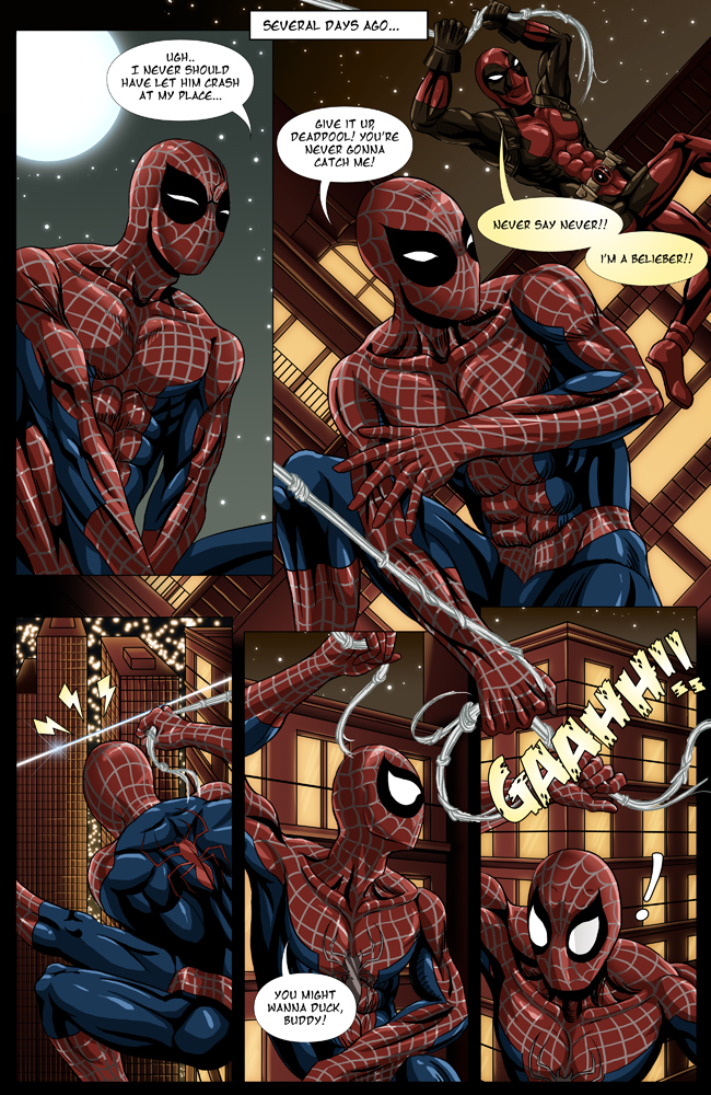 Spideypool Comic 'Never Say Never' Page 2