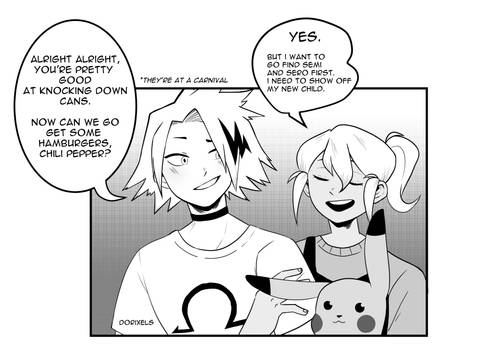 BNHA Fake MangaCap - Carnival Date