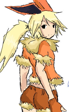 Flareon Gijinka