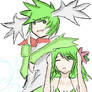 Shaymin Gijinka Twins