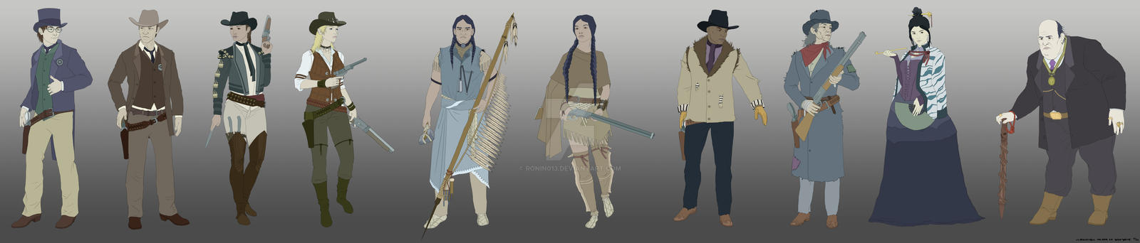 Character Line Up Types Full Character Line-Up by RONIN013 on DeviantArt