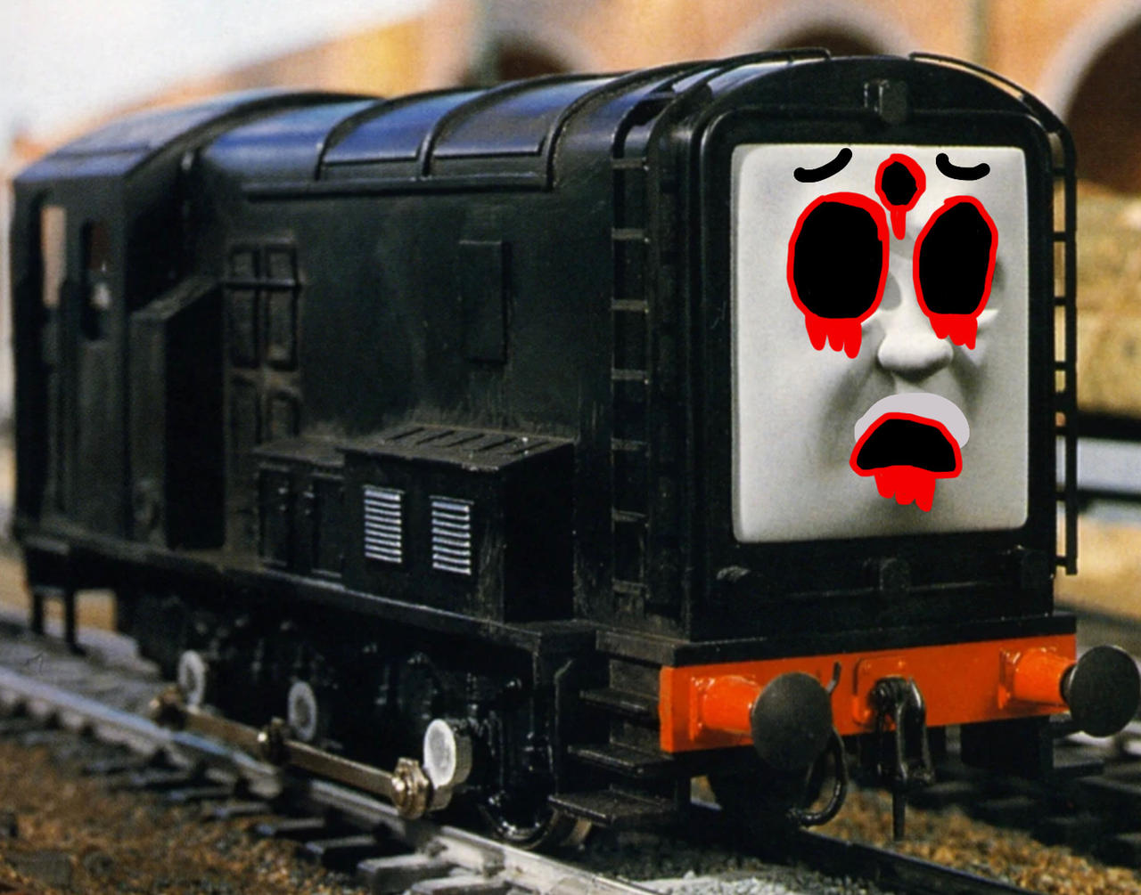 Sodor fallout 2nd au Bruce/Devious Diesel by Kingentheo1 on DeviantArt