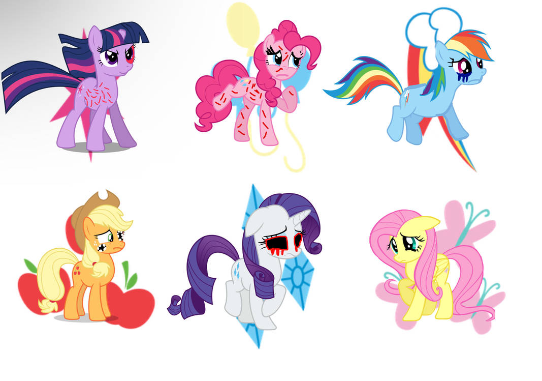 Mlp Rd Mane Mlp Au The Mane 6 by Kingentheo1 on DeviantArt