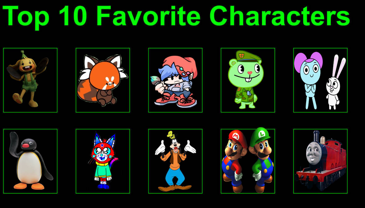 My Top 10 Favorite Characters Of All Time By Kingentheo1 On Deviantart My Top 10 Favorite Characters Of All Time By Kingentheo1 On Deviantart