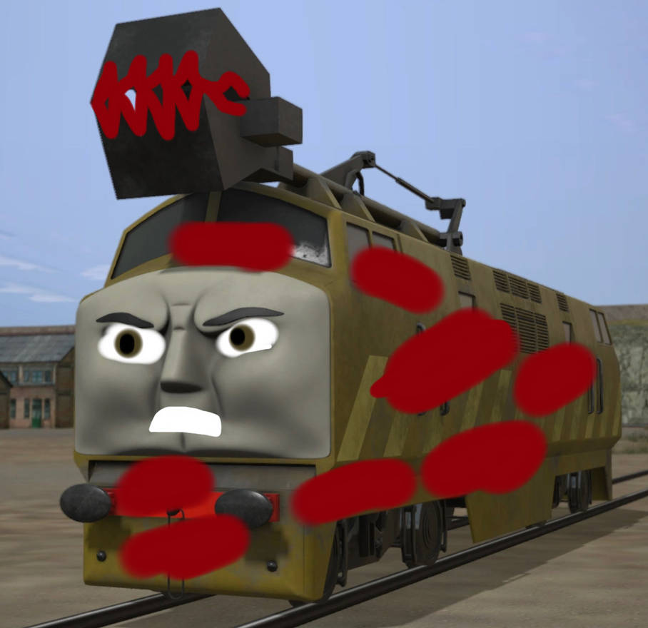 Sodor Left For Dead Au Diesel 10/D10 by Kingentheo1 on DeviantArt
