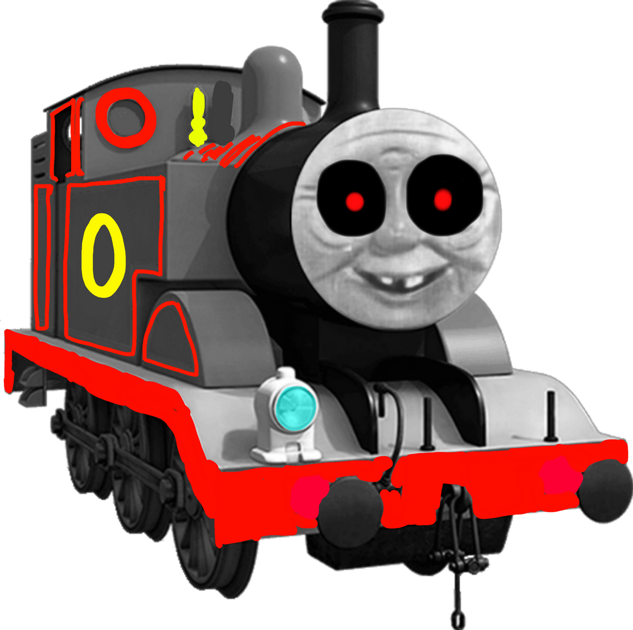 Timothy The Ghost Train Coloring Page