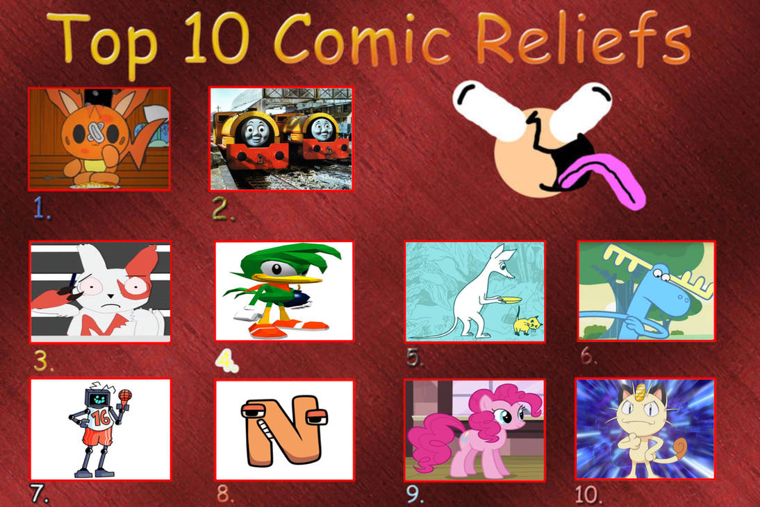 My Top 10 Favorite Comic Relief Characters by Kingentheo1 on DeviantArt