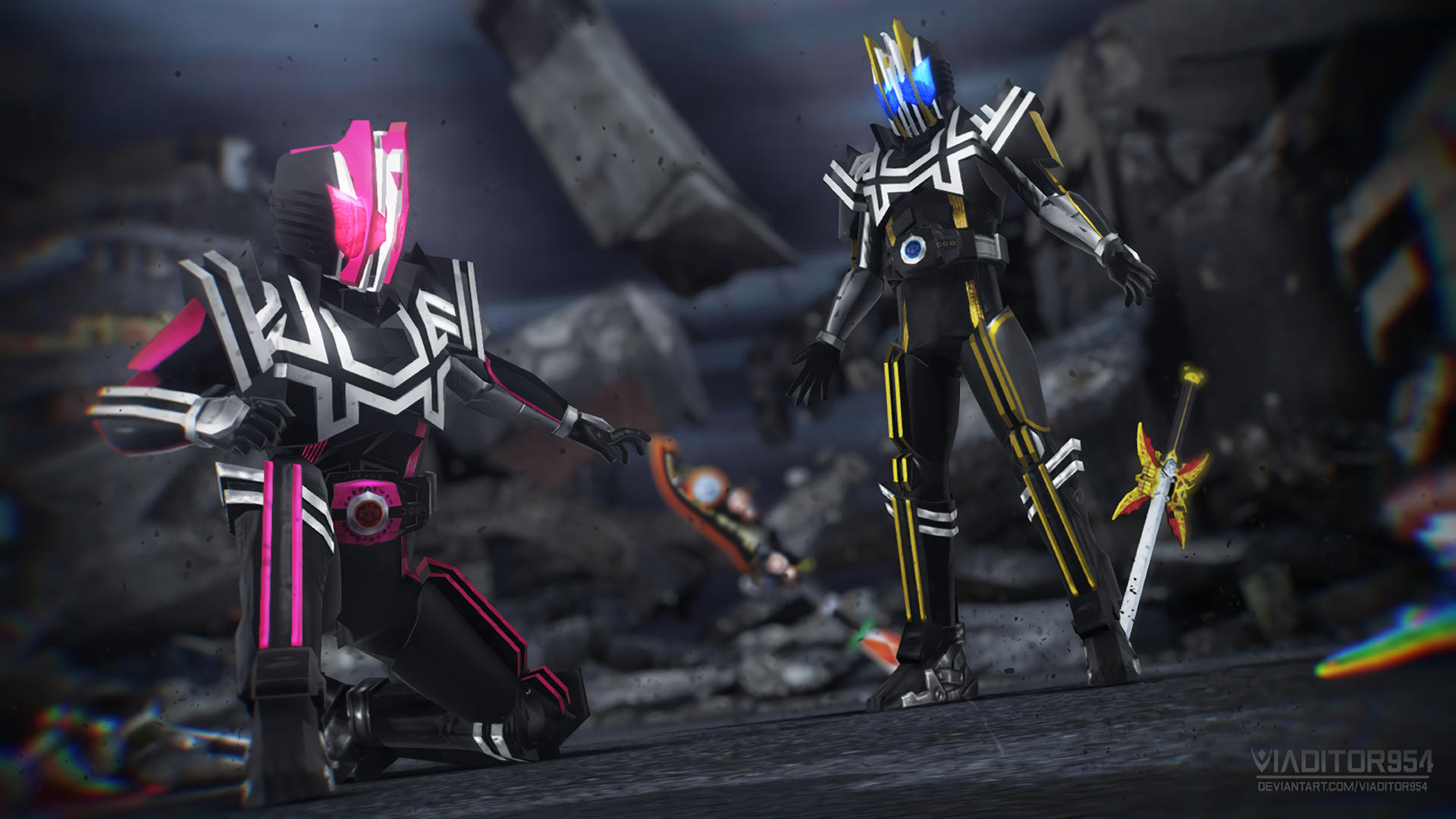 Kamen Rider Absolute DARK Decade by viaditor954 on DeviantArt