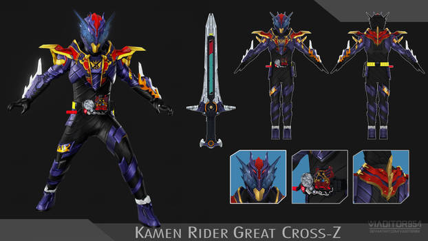 [MMD DL] Kamen Rider Great Cross-Z