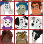 99 Disney Characters