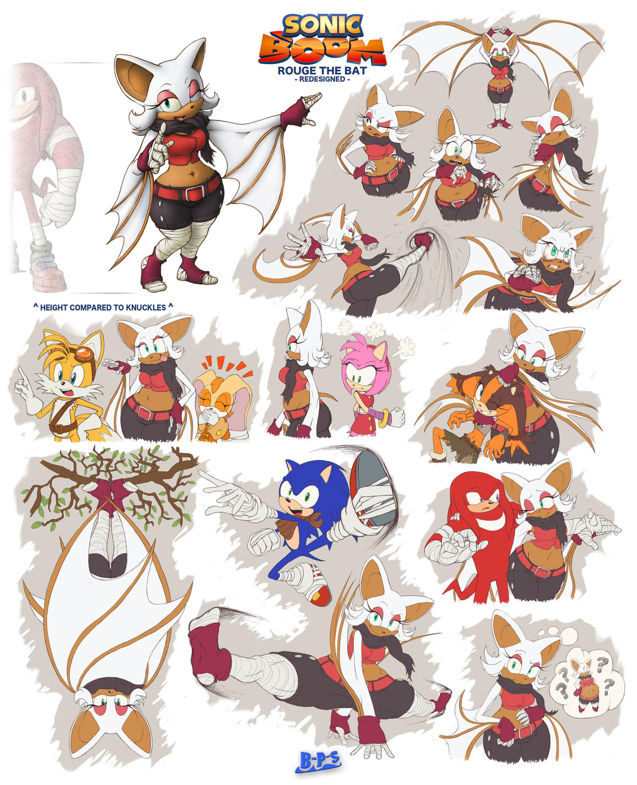 Boom Character Sonic Boom Character What-ifs - Rouge (updated) by Blue-Paint-Sea on ...