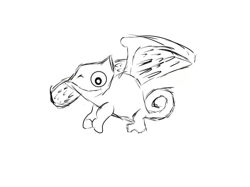 Draw Flying Creature Flying Reptile by JustasDraw on DeviantArt