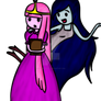 .:Bubblegum and Marceline:.